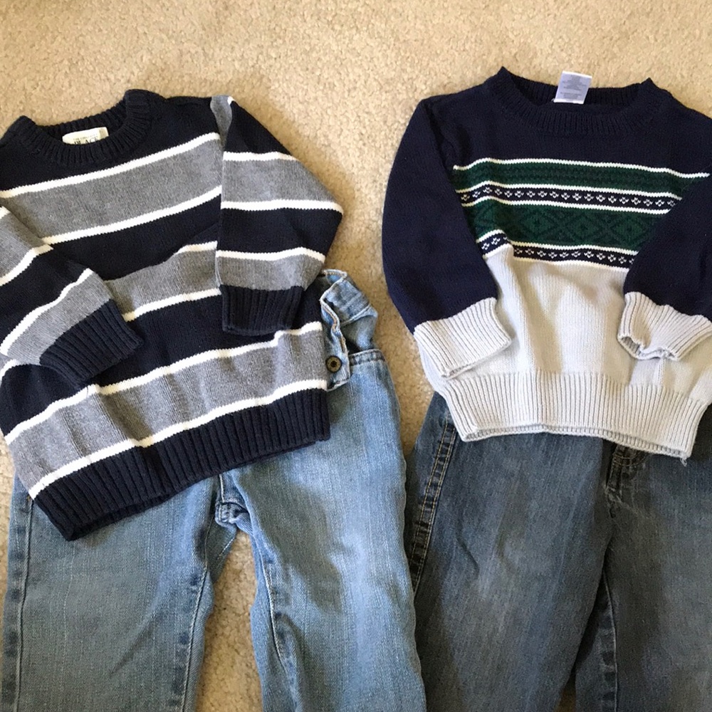 Boys sweater outfits